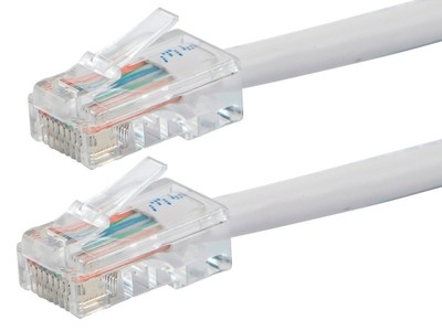 Monoprice Cat6 Ethernet Patch Cable - 5 Feet - White, RJ45, 550Mhz, UTP, 24AWG
