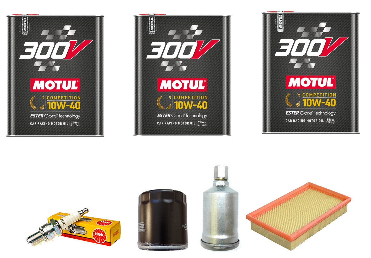 KIT TAGLIANDO AUTO EPOCA UNO TURBO 1.3 1.4 i.e. FILTRI+OLIO 10W40 RACING+CANDELE