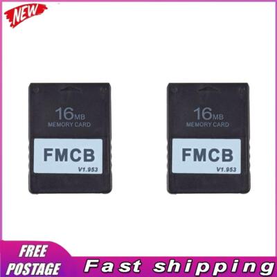 FMCB Free McBoot Card v1.953 for PS2 PS 2 16MB Memory Card