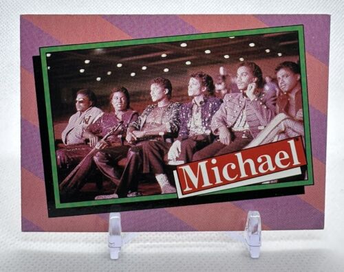 Michael Jackson & The Jackson 5 1984 Topps Michael Series 2 #27 King of Pop - Afbeelding 1 van 4