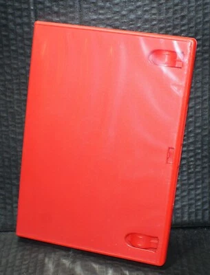 01 x Amaray dvd Cases 1 Disc 14 mm Red Brand new Replacement UK Made P&P Free
