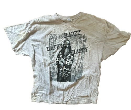 Duck Dynasty T Shirt Happy Happy Happy Phil Robertson Large Call Tv Show 2XL