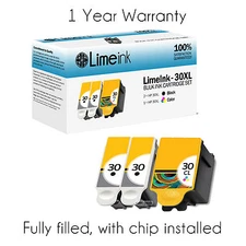 3 30XL Ink Printer Cartridges Set For Kodak ESP 310 C315 2150 2170 Hero 3.1 5.1