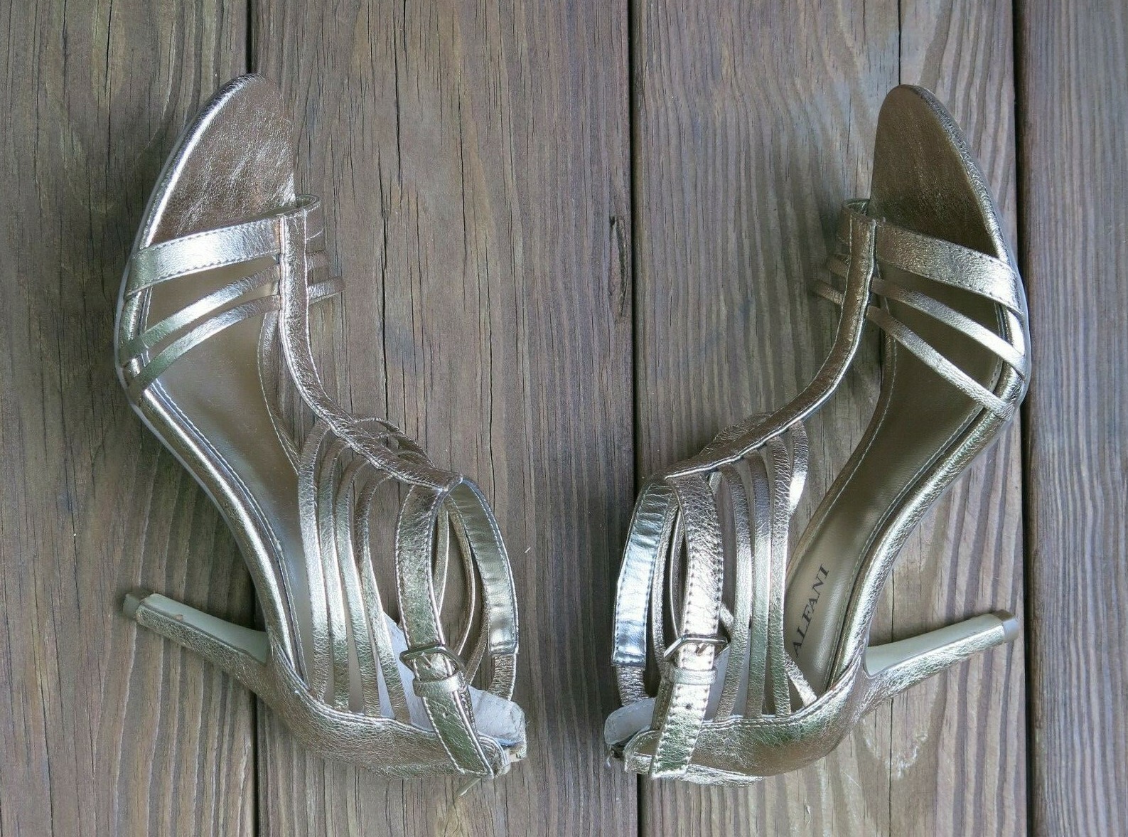 APL ALFANI Lumi sandali con tacco gladiatore oro donna 6 M