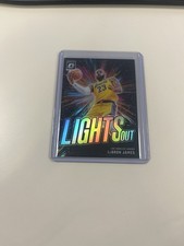 2024-25 Panini Donruss OpticLeBron James #9 Lights Out Holo Prizm Lakers SP