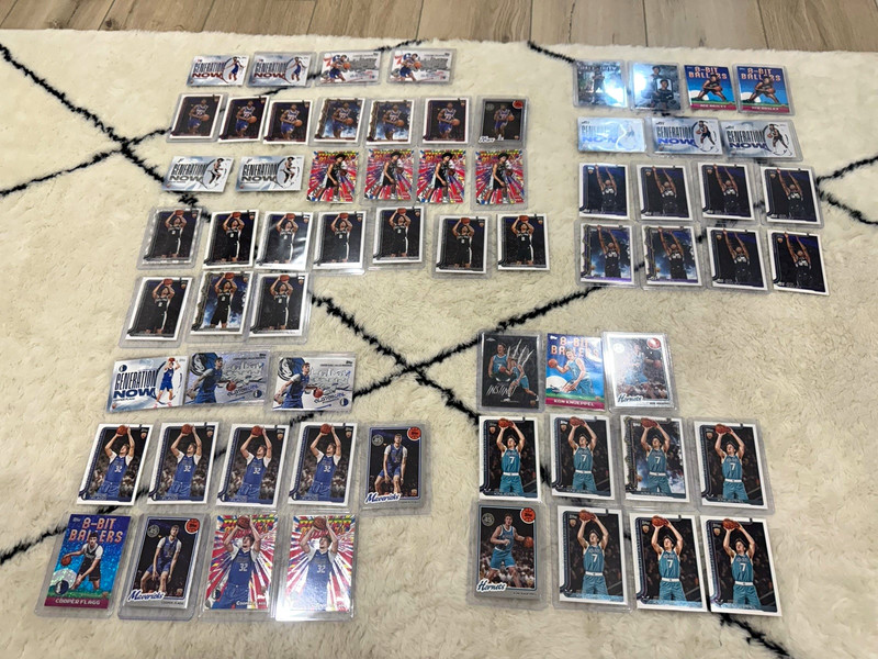 2025-26 Topps NBA RC Lot 60+ Cards Flagg, Harper, Bailey, Edgecombe, Knueppel