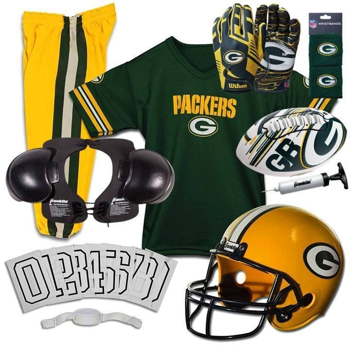 Franklin Sports Nfl Gear Green Bay Packers Green Bay Packers Kids - Main Image