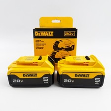 DEWALT DCB205-2 20V MAX Premium Lithium-Ion 5.0Ah Battery Pk 2 Pack 2025 Date