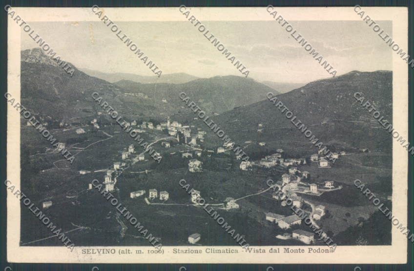 Bergamo Selvino cartolina LQ4161