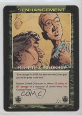 1995 Spawn - Power Cardz Trading Card Game Enhancement MacNeil & Volokhov #073