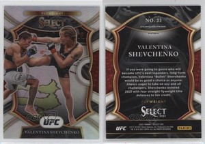2021 Panini Select UFC Concourse Silver Prizm Valentina Shevchenko #33