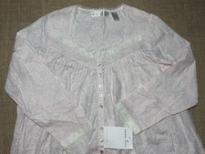 Eileen West Short Nightgown Women S Pink Lace Cotton Prairie Tradwife NWT