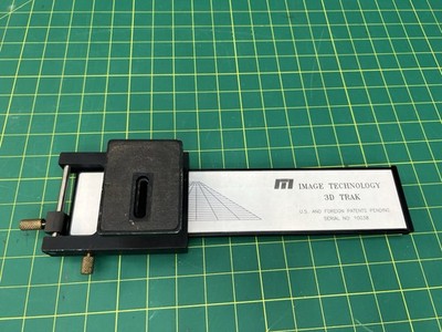 Image Technology 3D Trak Camera Slide Copy Stand Alignment Tool Vintage