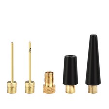 Ball Needles for Air Pump, Needle Inflator Kit Nozzle Adapter, Gold