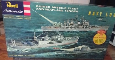 Revell Guided Missile Fleet and Seaplane Tender Navy Log