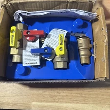 Nibco Tankless Water Heater Isolation Valve Set - Missing Overflow Valve