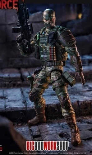 GI JOE VINTAGE CUSTOM CLASSIFIED COBRA FIREFLY JUNGLE OPS 6” FIGURE 1:12 COOL!