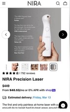NIRA Precision Laser Device for Wrinkles, Skin Renewal, FDA-Cleared, Portable