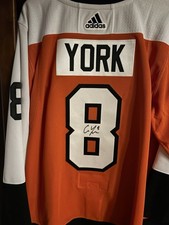 Cam York autographed signed jersey Philadelphia Flyers Size 52 adidas