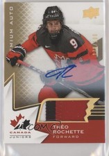 2020 Team Canada Juniors Hlinka Autos 178/199 Theo Rochette #2 Patch Auto 0sw9