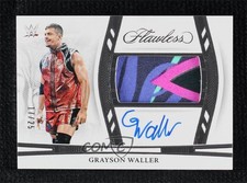 2024 Panini Flawless WWE Horizontal Memorabilia 17/25 Grayson Waller Auto 1co7