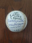 Bill Mazeroski Autographed Gold Glove Baseball W/ 3 inscriptions