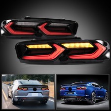 für 2019-2024 Chevrolet Chevy Camaro Rot LED Rückleuchten Sequenzieller Blinker