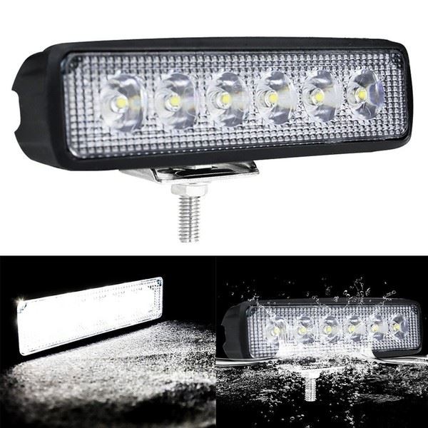 Robuste 18W LED Arbeitsleuchte IP67 Wasserdicht Light Bar FüR Off Road-image