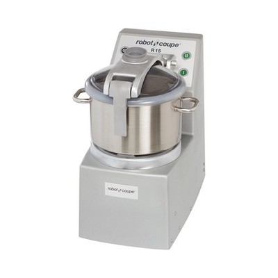 Robot Coupe R15U Vertical Cutter Mixer,  (3) Blades, 15 L and 4 L Bowls, 4 1/...