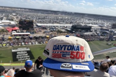 2026 NASCAR DAYTONA 500 Hat SnapBack Red White &Blue From Daytona Speedway!