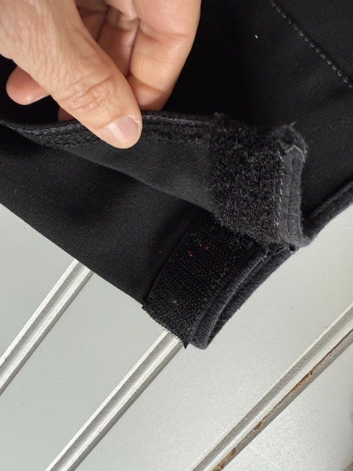 Pantalones de montar Ovation Breeches para mujer 32R negros Dri Lex 2 zonas forro cómodo 1395 Foto 2 de 4