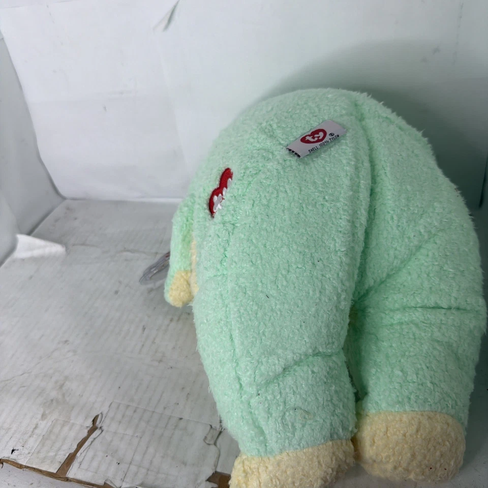 Vintage 1999 Ty Baby Frog Plush Rattle Stuffed Animal Pastel Toy Pillow Pals - Image 3 of 4