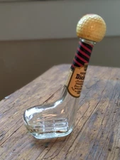 George Dickel Tennessee Whiskey Nip Size Golf Club Bottle Paper Label