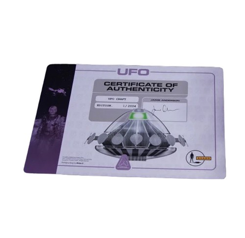 Gerry Anderson UFO TV Show Collectible - Picture 4 of 4
