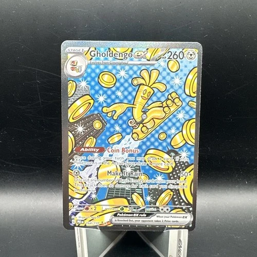 Gholdengo ex 164/131 Sv: Prismatic Evolutions Special Illustration Rare
