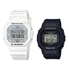 CASIO G SHOCK Baby G Pair Watch Black and White Monochrome