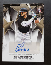 2025 Topps Update Edgar Quero Baseball Stars RC Auto #BSAU-EQ Chicago White Sox