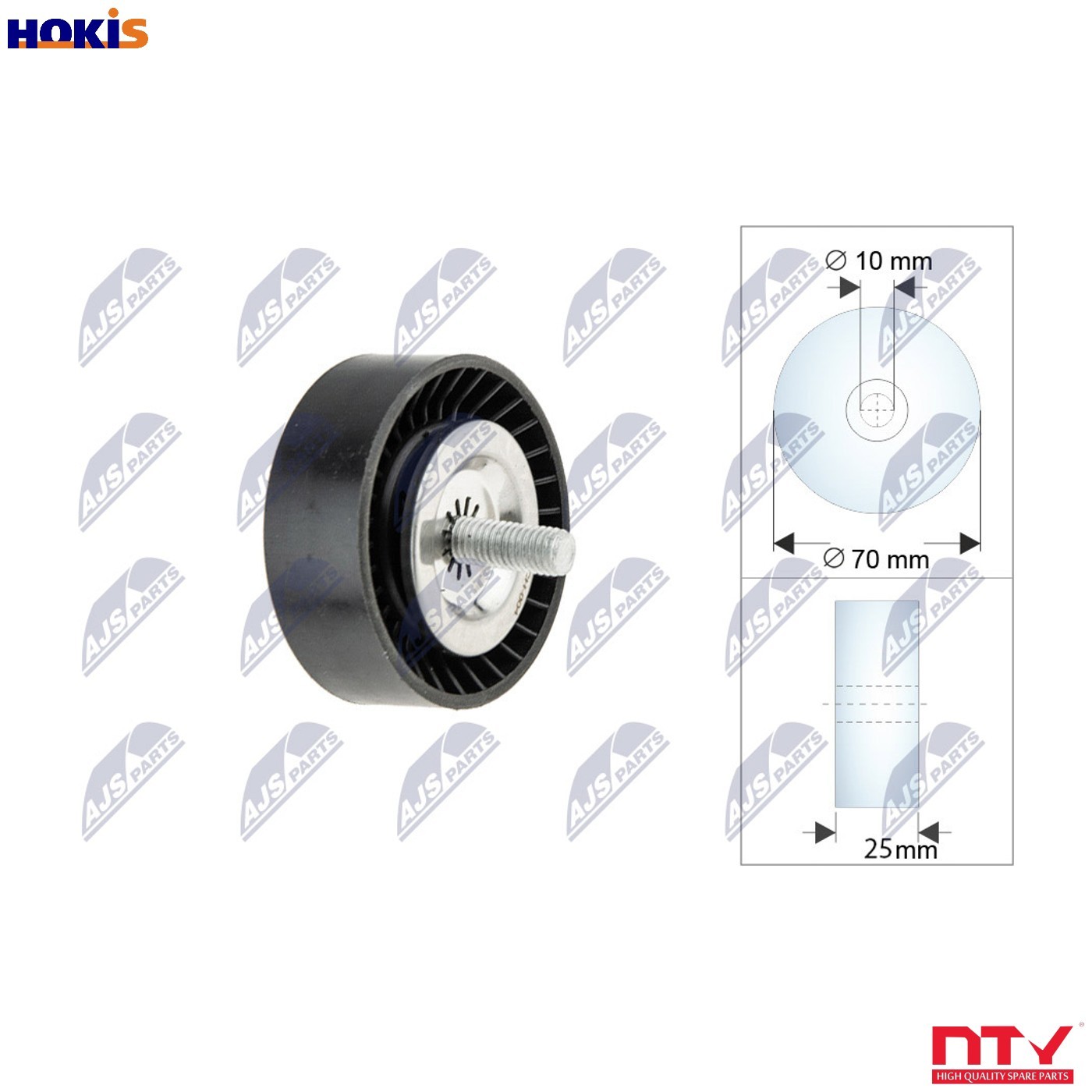 Pulley Idler V-Belt For Dodge Caliber 07- Jeep Compass 07- - Image 14