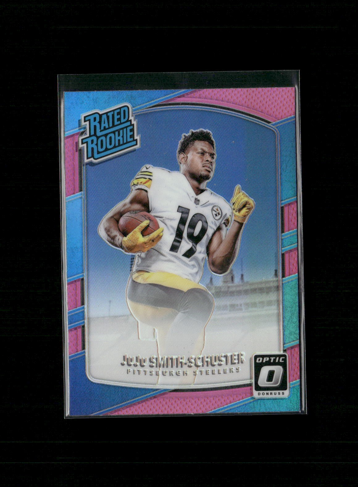 2017 Donruss Optic #176 JuJu Smith-Schuster Pink