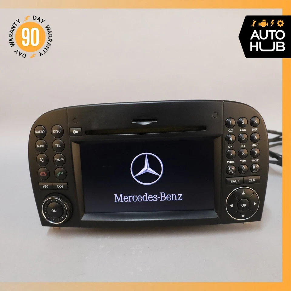 09-12 Mercedes R230 SL550 SL63 AMG Command Head Unit Radio Navigation CD OEM - Image 2 of 4