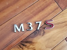 2012 Infiniti M37s M37 S Sedan Trunk Emblem Letters