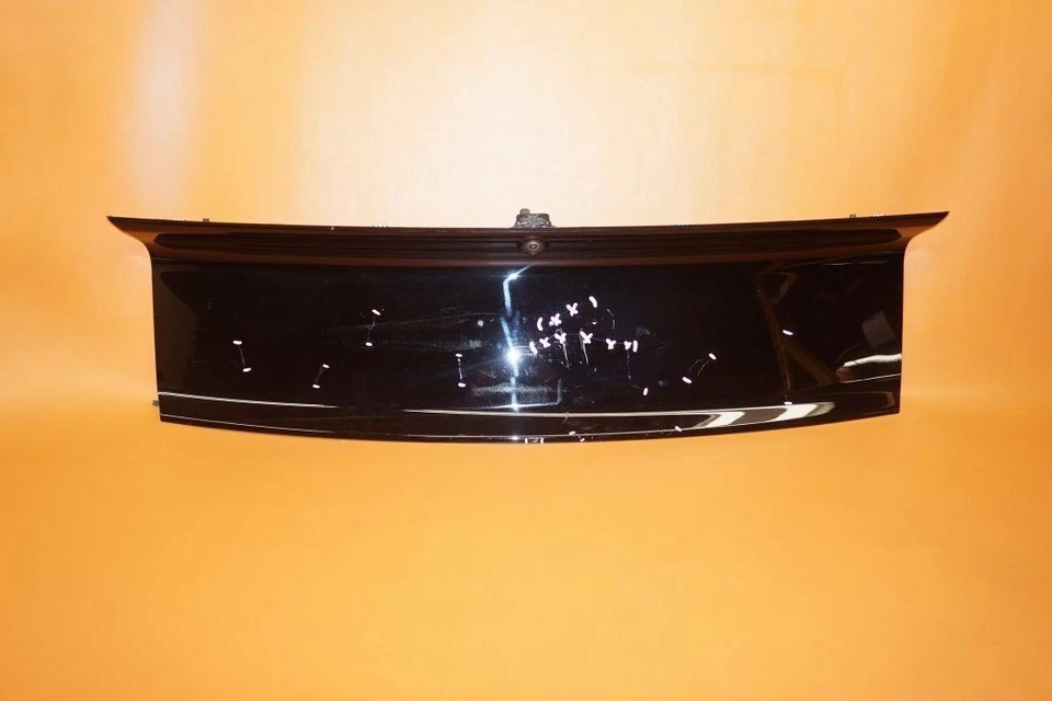 FORD MUSTANG PONY HORSE DECKLID TRIM PANEL 2015 2016 2017 GLOSSY BLACK OEM - Image 2 of 4