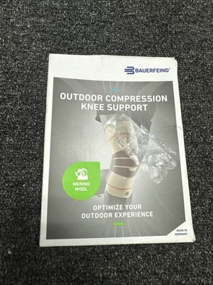 Bauerfeind Outdoor Compression Knee Support Size Large - Black - New