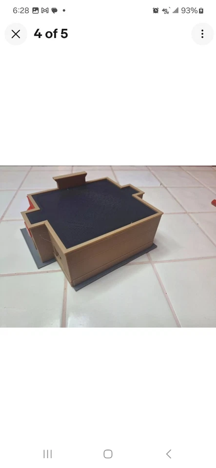 Escala N Elegante Estilo Fil a Edificio Construido Comida Rápida Impreso en 3D Terminado Construido Foto 4 de 4