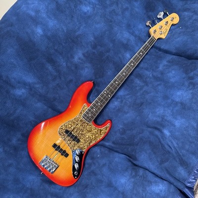 2010 Fender Rarities American Ash Flame Top Jazz Bass Guitar  Active Bartolini