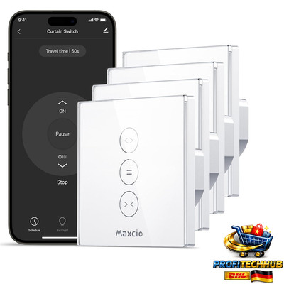Smart Rolladen Zeitschaltuhr 4 Pack App Fernbedienung Alexa Google Home Touch