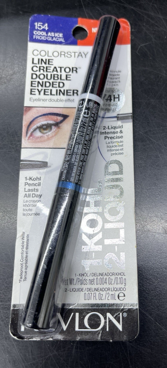 Revlon Colorstay Line Creator Double Ended Eyeliner 154 Cool As Ice New  Sealed! | eBay