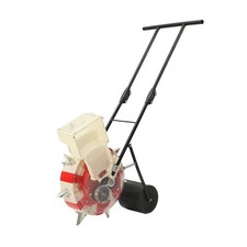 7-Nozzles Manual Seeding Machine Seeder Planter Hand-push Garden Seeder Armrest
