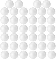 FFchanhe 40 Pack 3 Inch Foam Balls for Crafts, Polystyrene Foam Balls, for Schoo