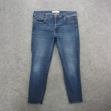 Gap 1969 Jeans Womens 16 Regular Medium Wash True Skinny Ankle Stretch Denim